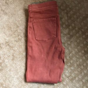 New Spanx Rust Jeggings Sz Small